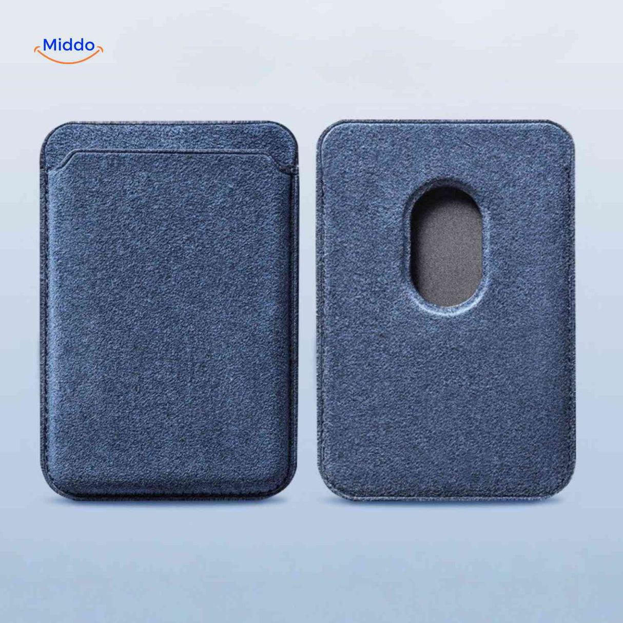 Porte-cartes MagSafe AlcantaPro en Alcantara, gris, vue 7