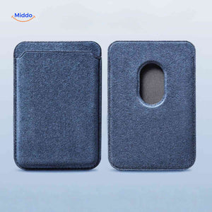 Porte-cartes MagSafe AlcantaPro en Alcantara, gris, vue 7