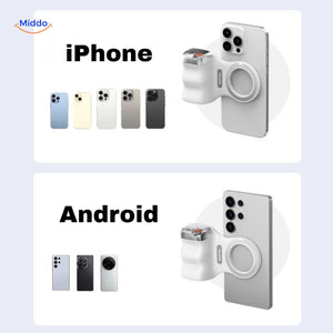 grip magnétique compatible avec tous les modèles iphone et android grâce à sa fixation universelle