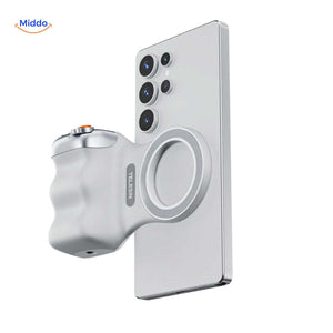 grip magnétique pour smartphone offrant une stabilité optimale lors des prises de vue photo et vidéo