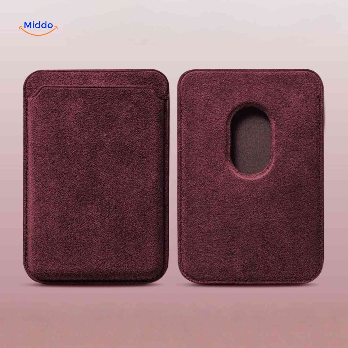 Porte-cartes MagSafe AlcantaPro en Alcantara, vert, vue 8