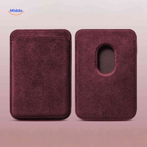 Porte-cartes MagSafe AlcantaPro en Alcantara, vert, vue 8