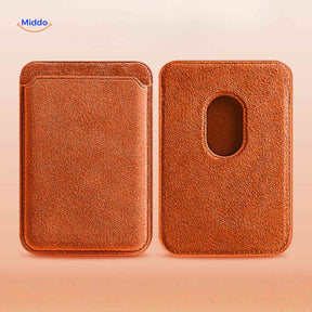 Porte-cartes MagSafe AlcantaPro en Alcantara, vert, vue 9