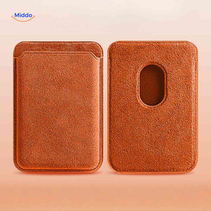 Porte-cartes MagSafe AlcantaPro en Alcantara, vert, vue 9