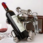 Handmadebear Rustieke Ambachtelijke Flessenhouder Met Uniek Ontwerp