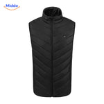 heatguard verwarmde bodywarmer basic zwart