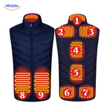 heatguard verwarmde bodywarmer meer warmtezones met bediening
