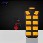 heatguard verwarmde bodywarmer meer zone temperatuurregeling