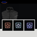 heatguard verwarmde bodywarmer temperatuurregeling knop