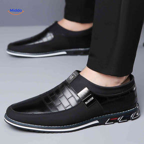 Chaussures homme Flexaro à enfiler, noir, vue 1