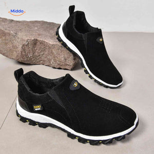 Chaussures homme Stridex à enfiler en suède, gris, vue 20