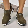 Chaussures homme Stridex à enfiler en suède, vert olive, vue 1
