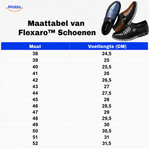 Chaussures homme Flexaro à enfiler, guide des tailles, vue 21