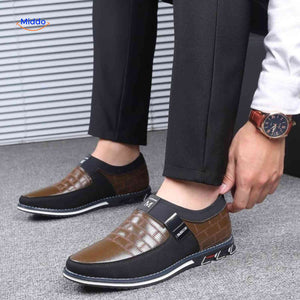 Chaussures homme Flexaro à enfiler, noir, vue 8