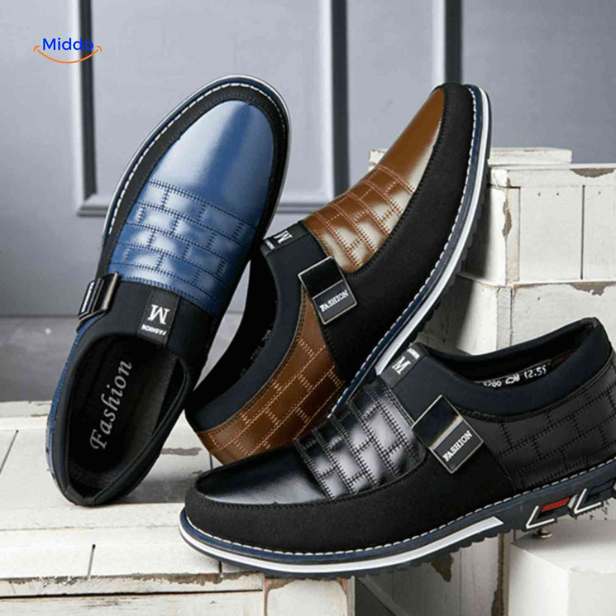 Chaussures homme Flexaro à enfiler, noir, vue 12