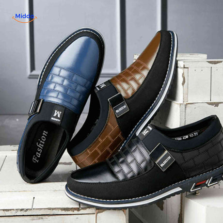 Chaussures homme Flexaro à enfiler, noir, vue 12
