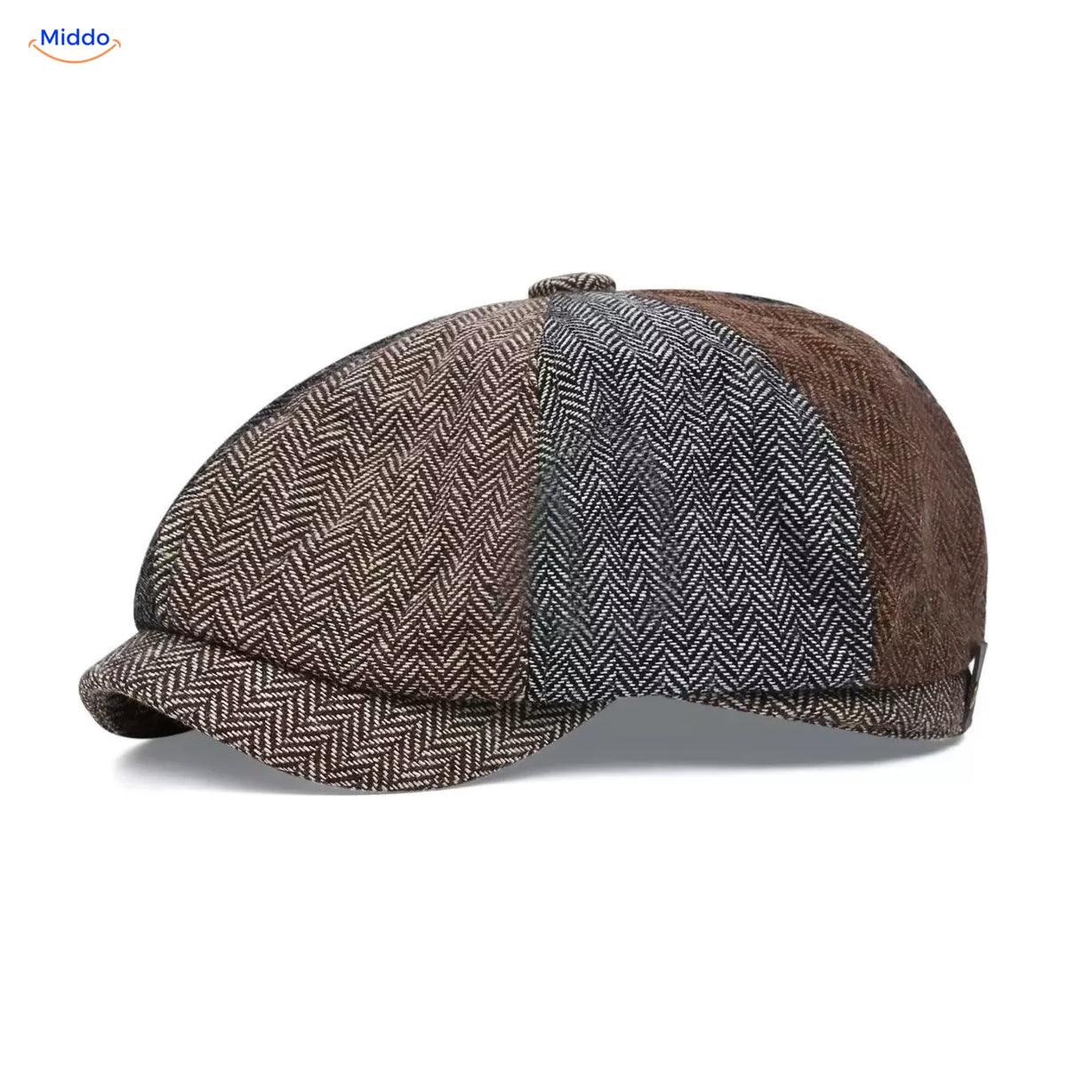 Casquette plate Heritage Eight, Chevrons blocs de couleur