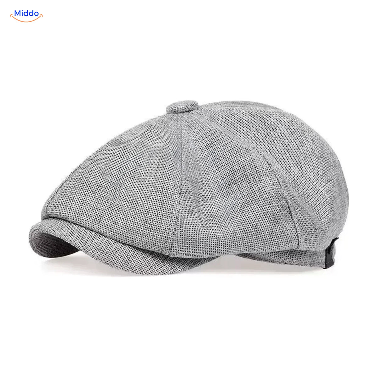 Casquette plate Heritage Eight, Lin gris clair