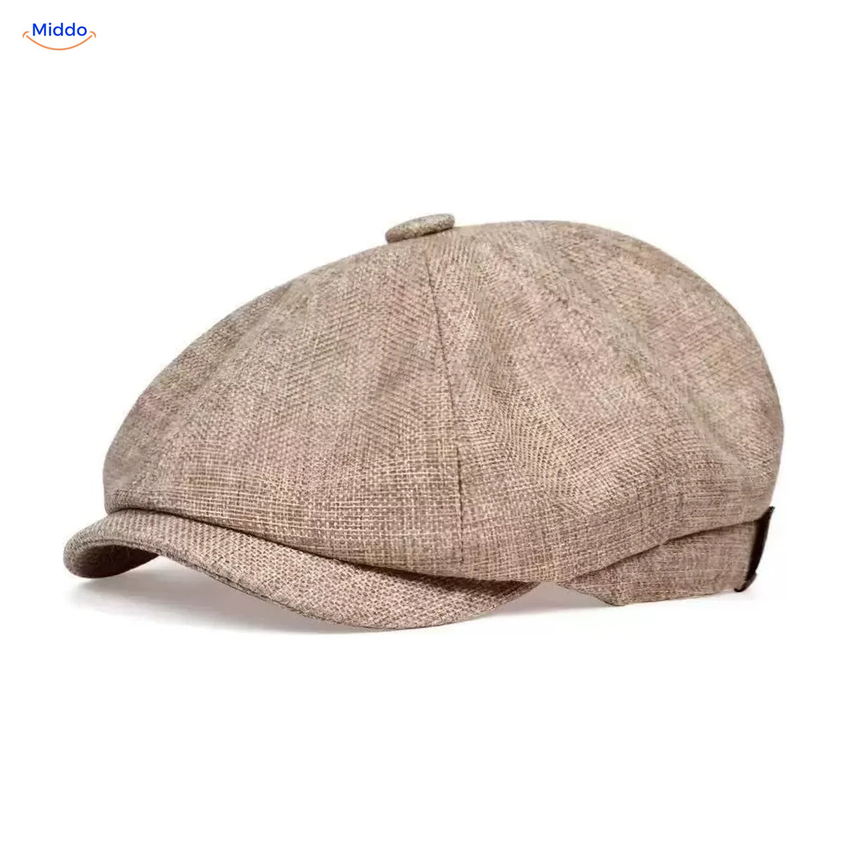 Casquette plate Heritage Eight, Lin beige