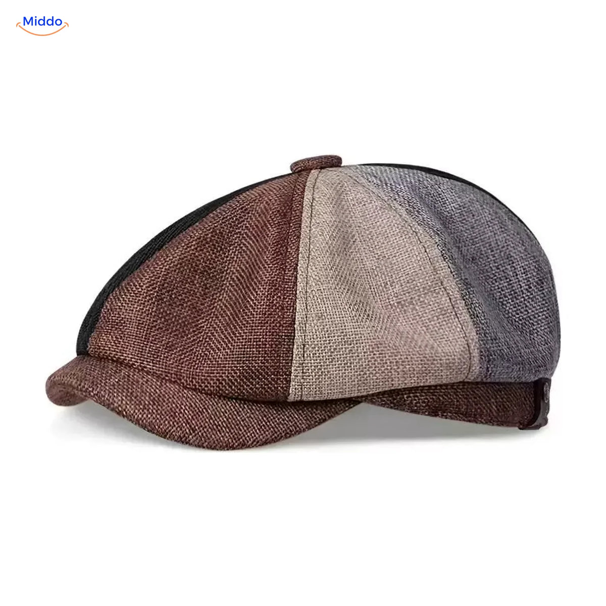 Casquette plate Heritage Eight, Lin blocs de couleur