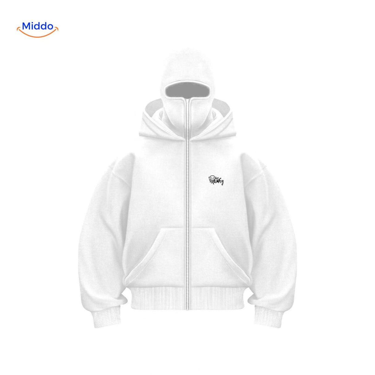 sweat à capuche noir en situation portée, coton doux unisexe style automne confort