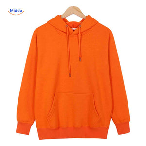 hoodie polaire à coupe ample avec poche avant, confort et liberté de mouvement