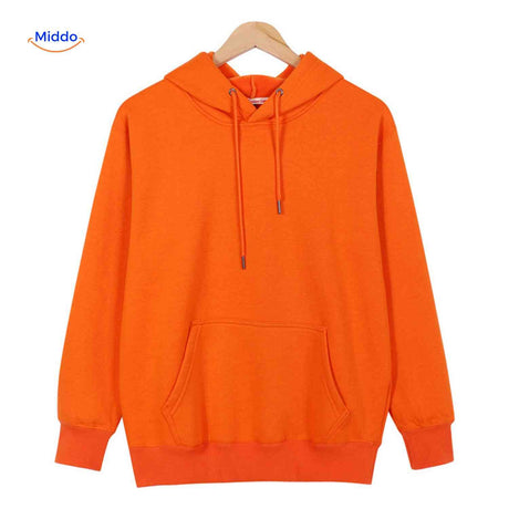 hoodie polaire à coupe ample avec poche avant, confort et liberté de mouvement