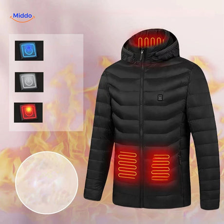 hoodie HeatWave léger et cosy, veste slim fit idéale pour la saison froide