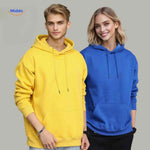hoodie polaire basique unisexe avec capuche, look épuré et intemporel