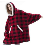 gros plan sur la matière sherpa fleece de la hoodie XXL, texture douce et moelleuse visible