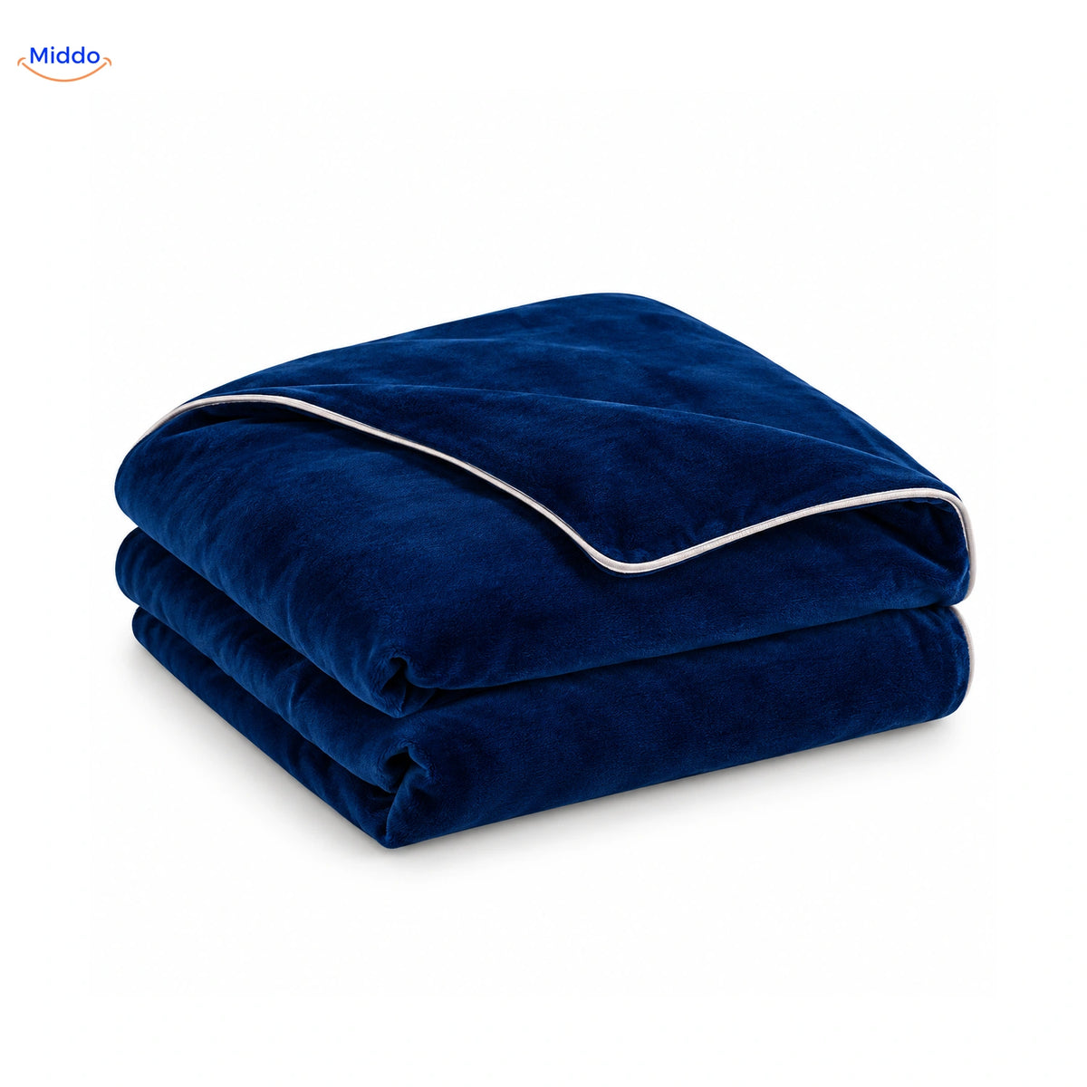 Housse de couette en peluche Bleu roi