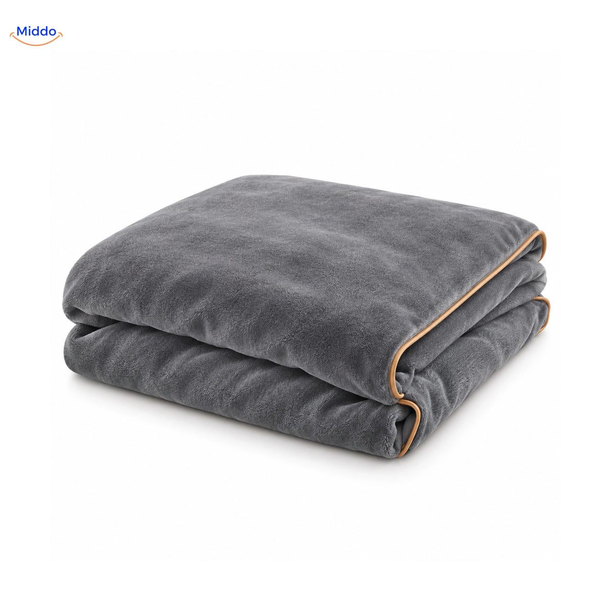 Housse de couette en peluche Gris 2