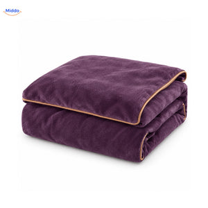 Housse de couette en peluche Lilas