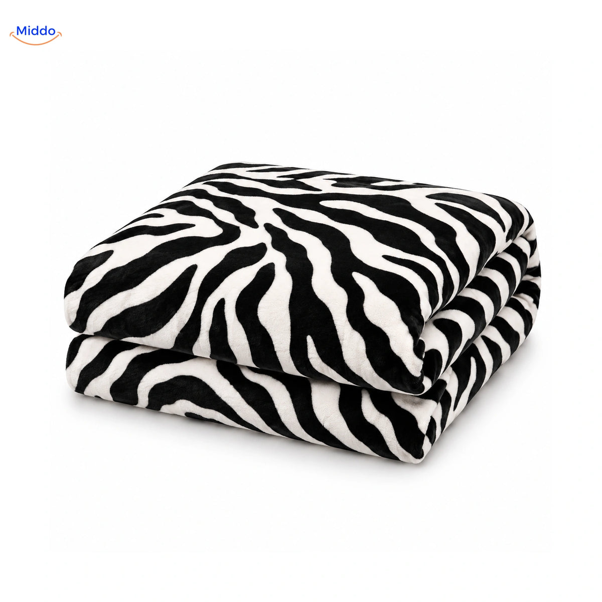 Housse de couette en peluche Motif zèbre