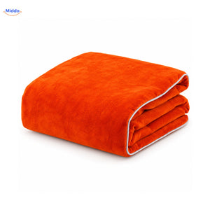 Housse de couette en peluche Orange
