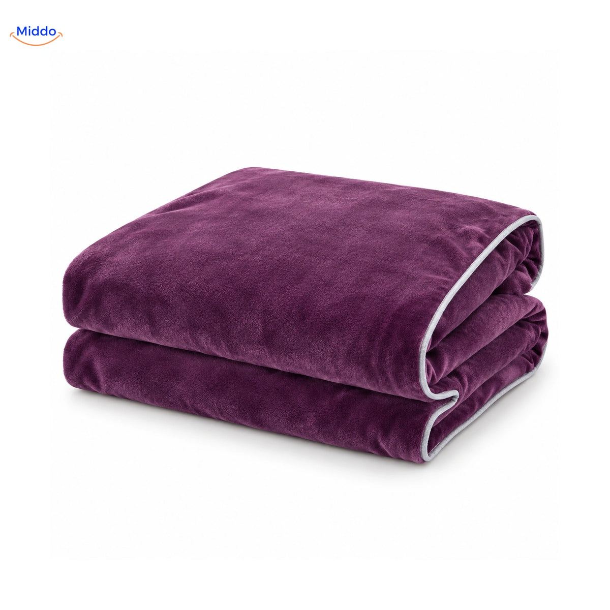 Housse de couette en peluche Violet