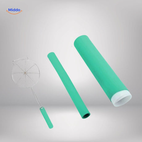 housse de poignée en silicone vert antidérapant pour protection thermique en cuisine