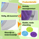 details du jeu d'equilibre balancio : base antiderapante et finition plastique securisee