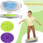 dimensions du jeu d'equilibre balancio avec plateau et disques labyrinthe remplacables
