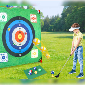 set de golf complet avec cible et balles pour jeu de sport en plein air
