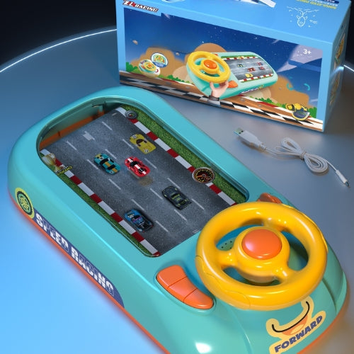 jeu de volant simulation vaisseau spatial pour enfants coloris vert avec emballage