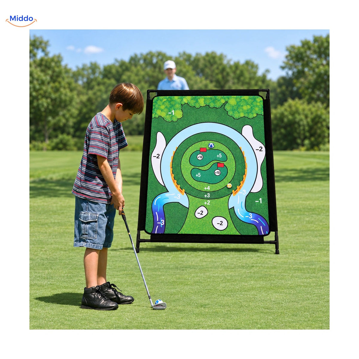 Jouer au golf dans le jardin avec GolfMaster