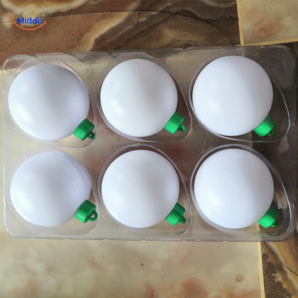 kit complet diy boules de noël avec peinture électrique, aperçu du contenu