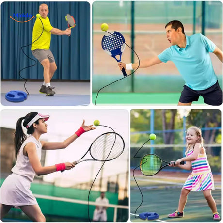 kit d'entraînement tennis adapté aux adultes et aux enfants pour progresser à son rythme