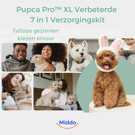 kit de toilettage adapté à plusieurs animaux de compagnie, idéal pour les familles avec chiens et chats