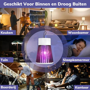 lampe anti-moustiques USB instazap et ses différentes utilisations intérieur et extérieur