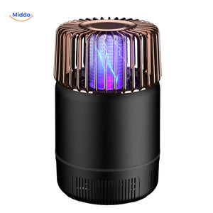 lampe anti-moustiques électrique en coloris noir, protection silencieuse contre les insectes
