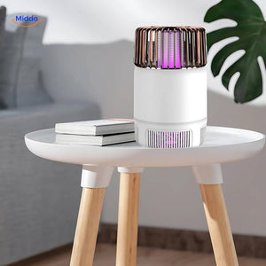 lampe anti-moustiques électrique, vue produit sur fond neutre