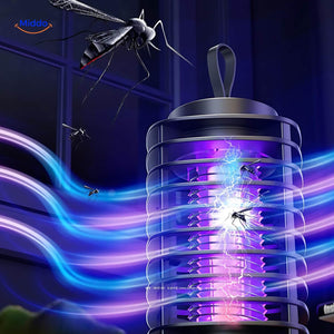 lampe anti-moustiques UV en utilisation, élimine efficacement les insectes nuisibles