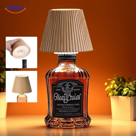 lampe led rechargeable sur bouteille de vin, lumière d'ambiance sans fil pour intérieur